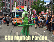CSD Parade durch die Münchner Innenstadt am Samstag, 09.07.2016 (©Foto.Martin Schmitz)